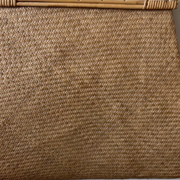 Vintage Oversized straw weave Bag - Picture 4 of 8